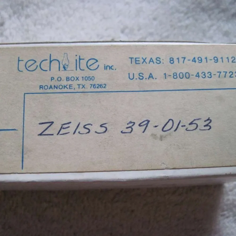 ZEISS 39-01-53 OQ 53 Z Light Bulb Angular Flange Corroded Spots ?Microscope
